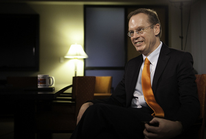 Recently, Syracuse University Chancellor Kent Syverud’s job has become more fundraising-focused. 